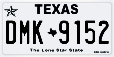 TX license plate DMK9152
