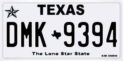 TX license plate DMK9394