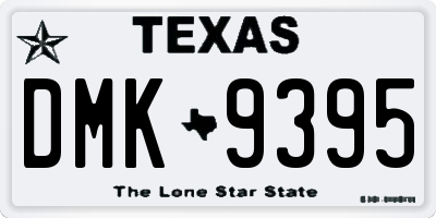 TX license plate DMK9395