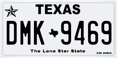 TX license plate DMK9469