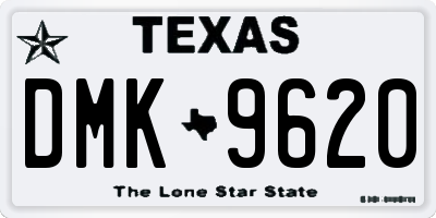 TX license plate DMK9620