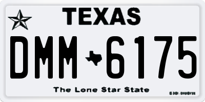 TX license plate DMM6175