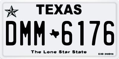 TX license plate DMM6176