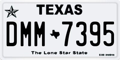 TX license plate DMM7395