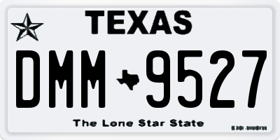 TX license plate DMM9527