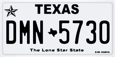 TX license plate DMN5730