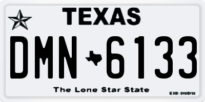 TX license plate DMN6133