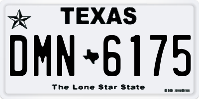 TX license plate DMN6175