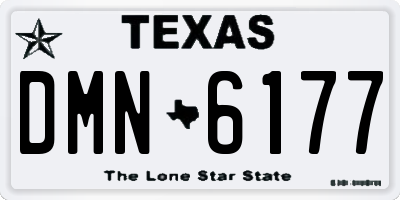 TX license plate DMN6177