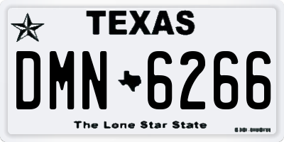 TX license plate DMN6266
