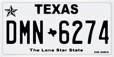 TX license plate DMN6274