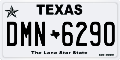 TX license plate DMN6290