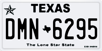 TX license plate DMN6295
