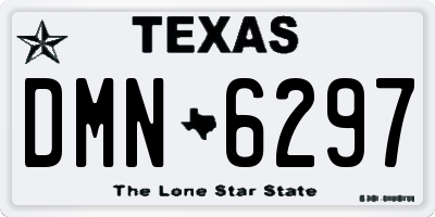 TX license plate DMN6297