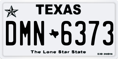 TX license plate DMN6373