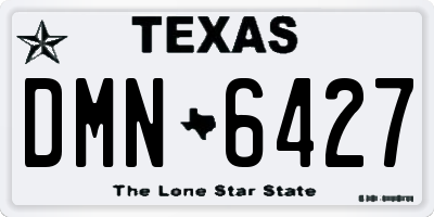 TX license plate DMN6427