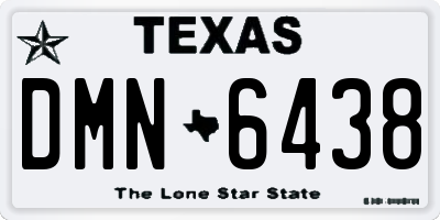 TX license plate DMN6438
