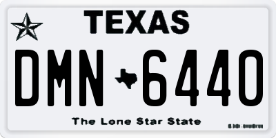 TX license plate DMN6440