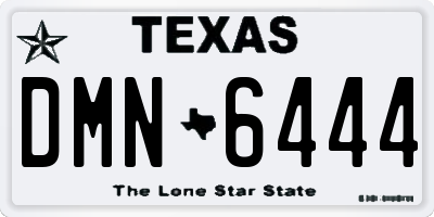 TX license plate DMN6444
