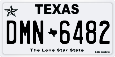 TX license plate DMN6482