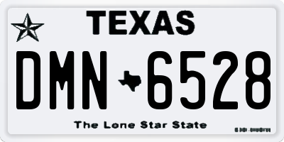 TX license plate DMN6528