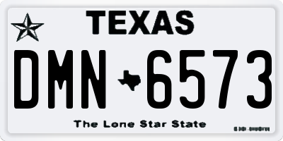 TX license plate DMN6573