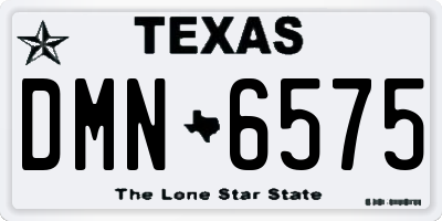 TX license plate DMN6575