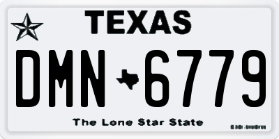 TX license plate DMN6779