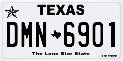 TX license plate DMN6901