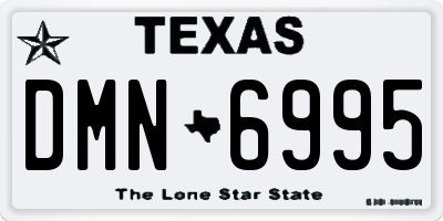TX license plate DMN6995