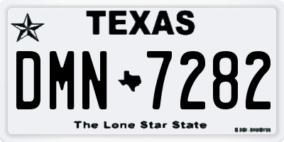 TX license plate DMN7282