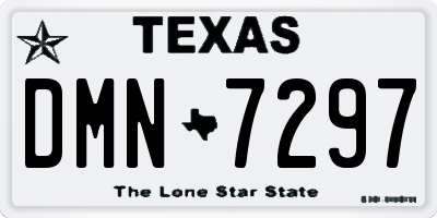 TX license plate DMN7297