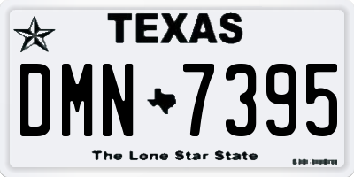 TX license plate DMN7395