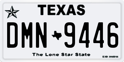 TX license plate DMN9446