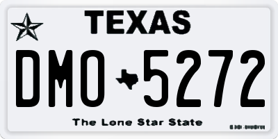 TX license plate DMO5272