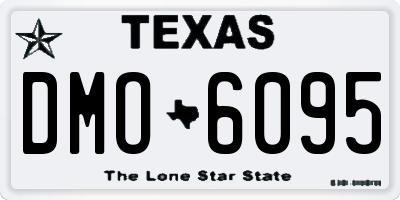 TX license plate DMO6095