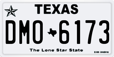 TX license plate DMO6173