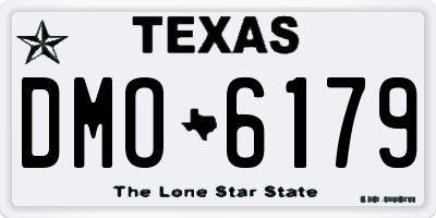 TX license plate DMO6179