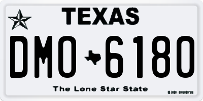 TX license plate DMO6180