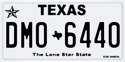 TX license plate DMO6440