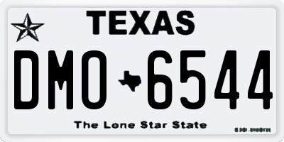 TX license plate DMO6544