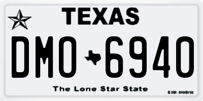 TX license plate DMO6940