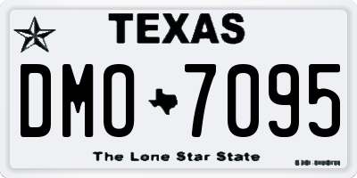 TX license plate DMO7095