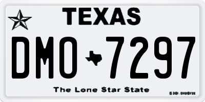 TX license plate DMO7297