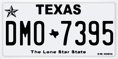 TX license plate DMO7395