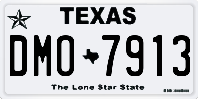 TX license plate DMO7913