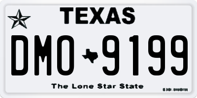 TX license plate DMO9199