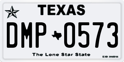 TX license plate DMP0573