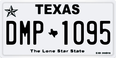 TX license plate DMP1095