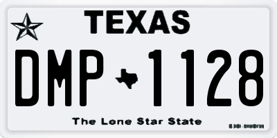 TX license plate DMP1128